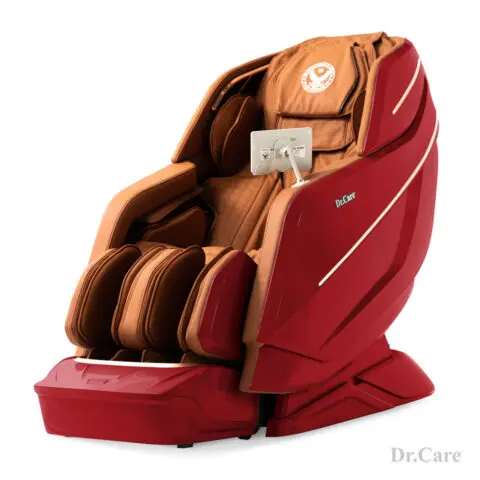 DR XR 967 XREAL Massage Chair red with brown interior Trang chủ Vers 2023